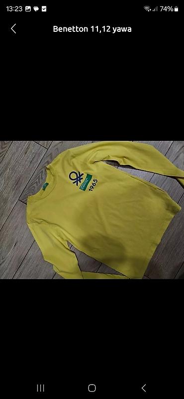 Koftalar, sviterlər: Uşaq geyimləri – 10-12 yaş - Benetton sviter/svitşotlar: - Boz — 19