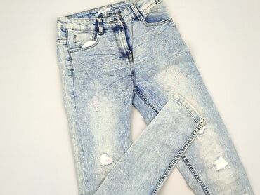 hm divided jeans: Spodnie jeansowe, 13 lat, 158, stan - Dobry