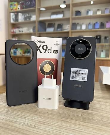 honor: Honor X9d, 256 GB, rəng - Qırmızı, Sensor, Barmaq izi, Simsiz şarj — 1
