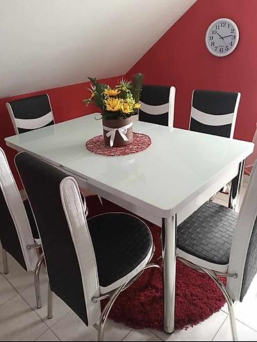 Setovi stolova i stolica: 02. Komplet sto i 6 stolica nova cena 230e — 3