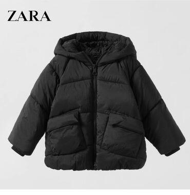 palto ot zara: Черная куртка Zara на 4-5 лет с флисовым подкладом. Стоила 3600