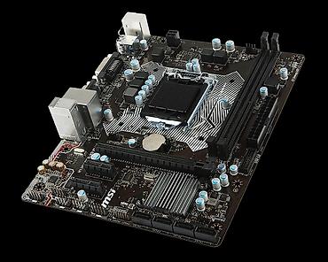 Материнская плата для ПК, Б/у, MSI, LGA1151, Micro-ATX