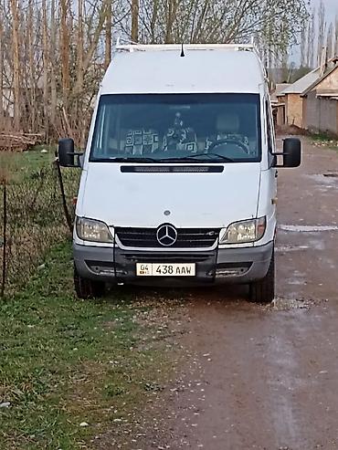 мотор скутер: Mercedes-Benz Sprinter (длиннобазный, высокий потолок), белый фургон — 5