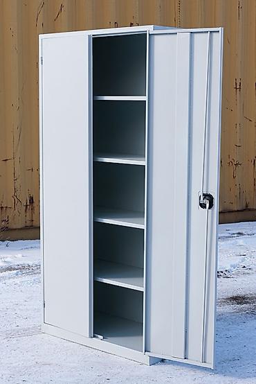 Офис шкафтары: Металлический распашной шкаф для хранения Размер 1800х900х430 см - — 4