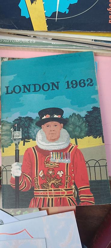 mali rančevi: Turistički vodič „London 1962” - Originalni štampani vodič o Londonu — 1