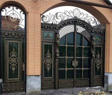 Həyət darvazaları: Metal EN MMC olaraq istədiyiniz forma və ölçüde demir işlerinin — 11