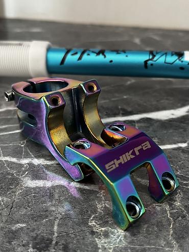 Velosiped ehtiyyat hissələri: TEMUDAN UCUZ!! İŞLƏNMƏMİŞ!!! Gidon Mavi WAKE-22 Azn Gidon boğazı — 7