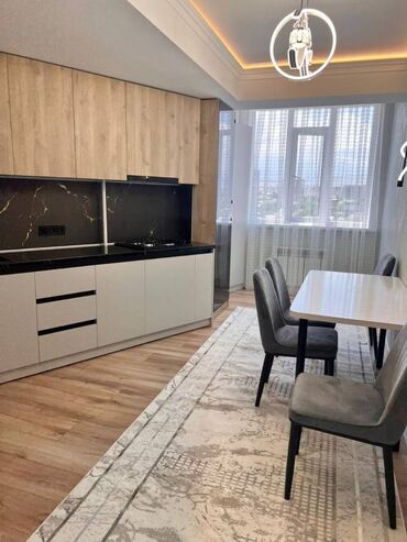 снять квартиру в заре: 3 бөлмө, 84 кв. м, Элитка, 3 кабат, Евроремонт