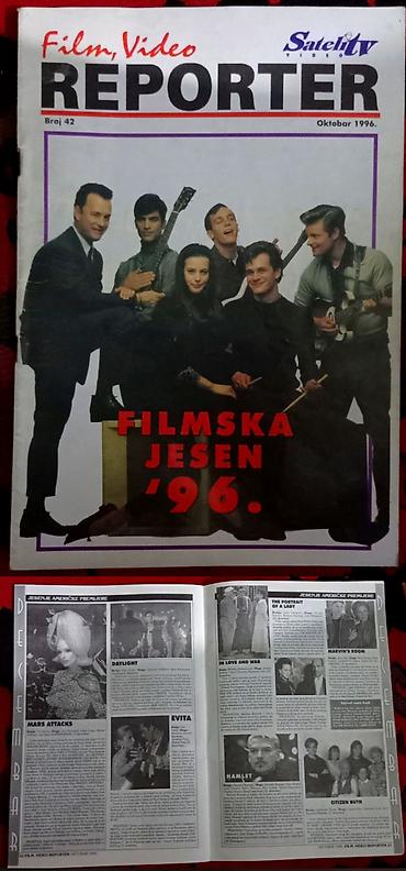 Časopisi: Film video REPORTER 4 broja i Bestseler (casopis - novina) 5 broja — 5