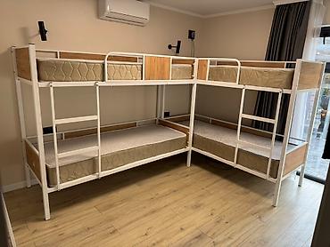 Двухъярусные кровати: Двухъярусная кровать на матрас 2000х800 Без матраса!!! - Каркас — 7