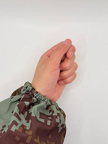 Дождевики: Камуфляжный дождевик-плащ с капюшоном и прозрачным козырьком - — 8