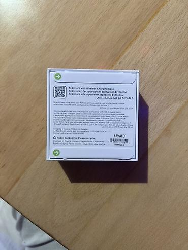 apple qulaqcıq: Apple AirPods 5 (Wireless Charging Case) Məhsul təsviri: - Model — 2
