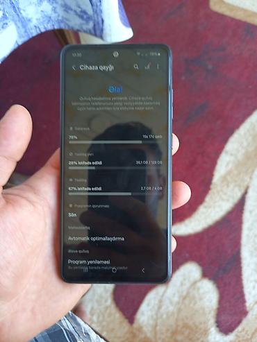 divar kagizlari telefon üçün: Samsung Galaxy A52 5G, 128 GB, rəng - Qara, Barmaq izi — 2