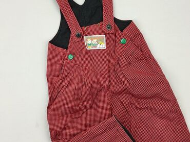 spodnie w kratę piżama: Ogrodniczki 1.5-2 lat, 86-92 cm, stan - Bardzo dobry