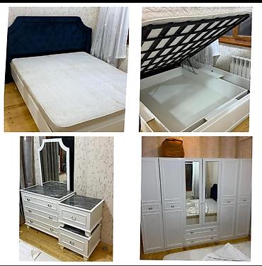 Yataq dəsti 700 azn.yaxşı vəziyyətdə.Matras var,bazalıdır.Ünvan