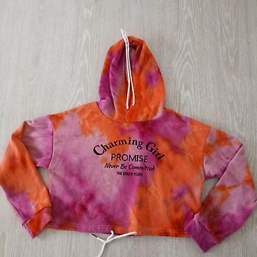 buzz ranac: Kratki dukser s kapuljačom – tie-dye - Boje: narandžasta, roze i — 1