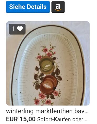 Ostalo posuđe: Oval 1950g+ Winterling Marktleuthen porcelan Bavaria. Oval bez na lalafo.rs — 11 Ostalo posuđe: Oval 1950g+ Winterling Marktleuthen porcelan Bavaria. Oval bez — 11