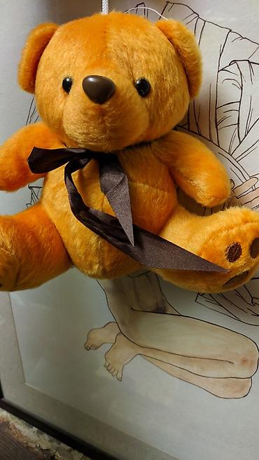 kinder jou: Мягкая игрушка «Медвежонок» с бантом - Материал: очень мягкий плюш с — 5