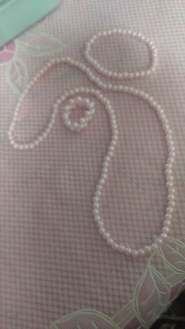 браслет из бусин и бисера: Комплект из бисера, кольцо, браслет и ожерелье, всего 190 сом!