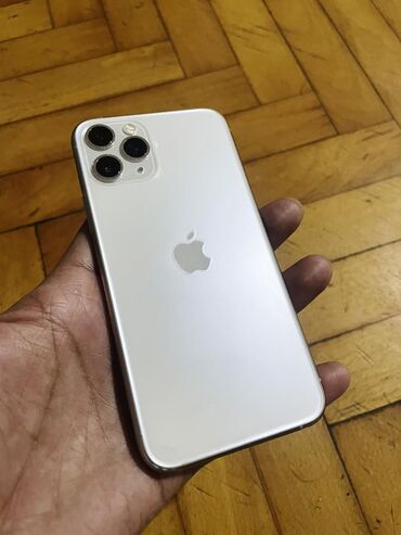 iphone 5s batareya qiymeti: IPhone 11 Pro, 64 GB, Ağ, Simsiz şarj, Face ID