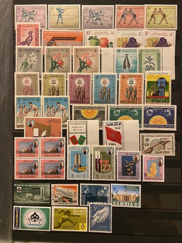 Markalar: Tək tək markalar 1 manat, bloklar 6 manat — 11