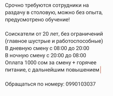 капсула отель: Требуется сотрудник: Столовая, Оплата Ежедневно