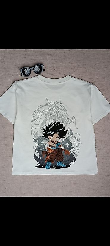 одежды для девочек: Футболка с печатью в стиле аниме Dragon Ball и светящимся рисунком — 2