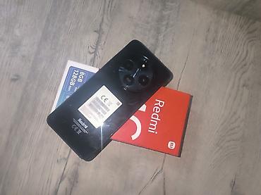 note 14: Redmi, Redmi 14C, Б/у, 128 ГБ, цвет - Черный — 1