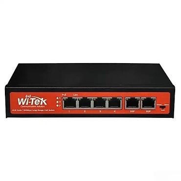 notebook modem: Switch Wi-tek WI-PS306GF-UPS-15A 100M POE 1x60W+2X30W+2X1000M/24V/48V — 1