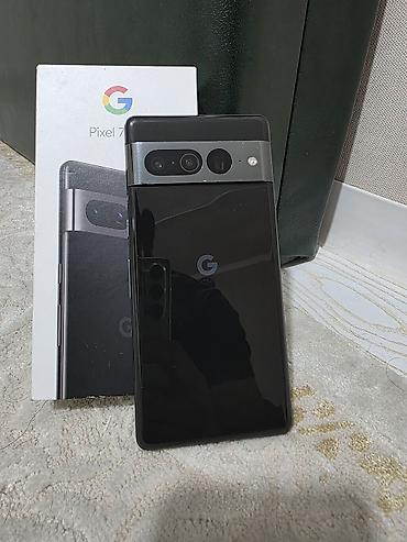 Уюлдук телефондор жана аксессуарлар: Google Pixel 7 Pro, Колдонулган, 512 ГБ, түсү - Кара, 1 SIM — 1