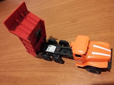 oyuncaq kamaz type 1: Oyuncaq narıncı damperli yük maşını - Material: möhkəm plastik və — 3