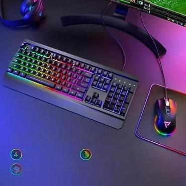 Druga oprema za računare i laptopove: MEMBRANSKA TASTATURA SVETLEĆA METALNI PANEL VICTSING PC279A | Cene — 3