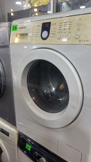 Paltaryuyan maşınlar: Paltaryuyan maşın Samsung, 6 kq, Avtomat, Qurutmasız, Kredit yoxdur — 7