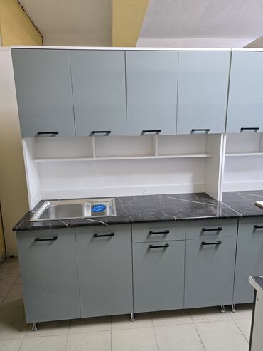 Кухонные гарнитуры: Кухонный гарнитур, Новый, цвет - Белый, ДСП, Платная доставка — 13