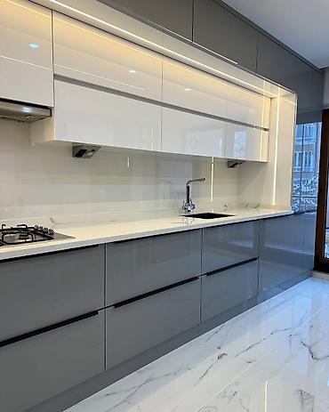 silver kitchen: Кухонный набор на заказ, ЛДСП, 14–30 дней, Бесплатная доставка, Гарантия — 7
