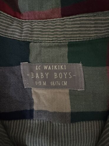 4 ayliq usaq: Köynək, Oğlan, 6 - 9 ay, Lc Waikiki