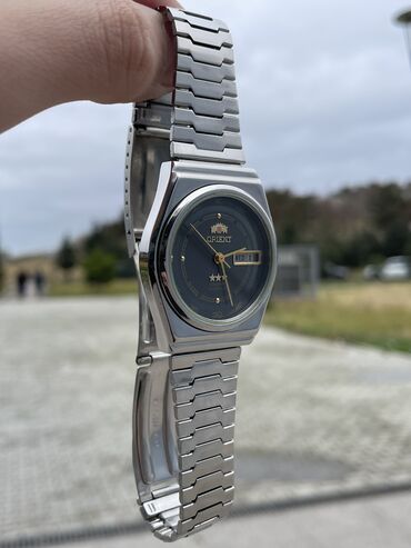 Qol saatları: İşlənmiş, Qol saatı, Orient, rəng - Boz — 7