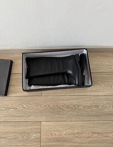 профессор зима: Сапоги, 40, Massimo Dutti, Новый, цвет - Черный — 4