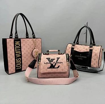 Torbe: Ženske torbe i ranac – modni setovi sa logotipom. Prva kopija — 9