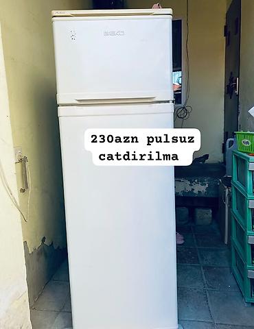 ucuz soyducular: Beko iki qapılı soyuducu - Ağ rəng, yuxarıda dondurucu bölmə, aşağıda — 1