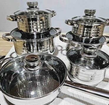 silikonske rukavice za pranje suđa: Set Kuhinjskog Posuđa – Excellent Line Inox Collection Dizajnerski set