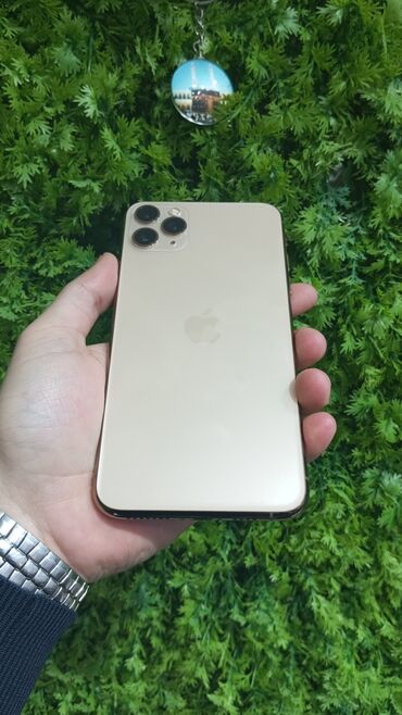 Apple iPhone: IPhone 11 Pro Max, 256 GB, Qızılı, Zəmanət