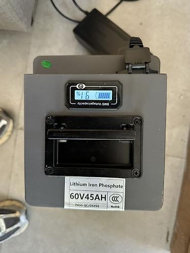 аккумулятор зарядчик: Литий-железо-фосфатный аккумулятор - 60V 45Ah ( запас хода 140 км ) — 2