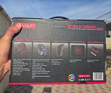 keycap: T-WOLF TF950 5-in-1 “Chicken Artifact Set” – mobil və PC oyunları üçün — 2