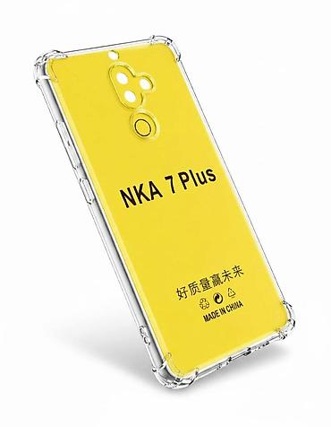 apple mini: Чехол для nokia 7 plus, прозрачный с усиленными углами, размер 8 — 1
