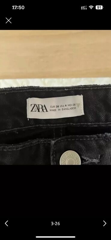 CD, DVD disklər və kassetlər: Zara, yırtıq detallı cins şalvar Dizlərdə və digər yerlərdə yırtıqlar — 24