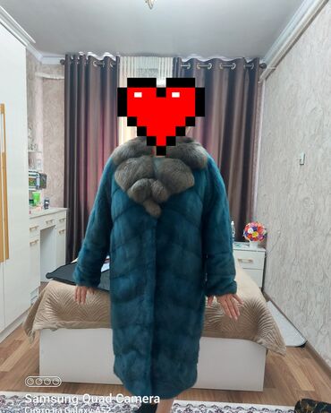 купить стильный пуховик большого размера: Шуба, Норка, 5XL (EU 50)