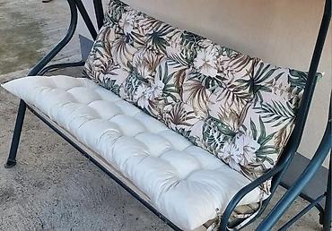 Jastuci: Jastuci za dvorišnu ljuljašku – trosed - Udobni, debeli jastuci sa — 15