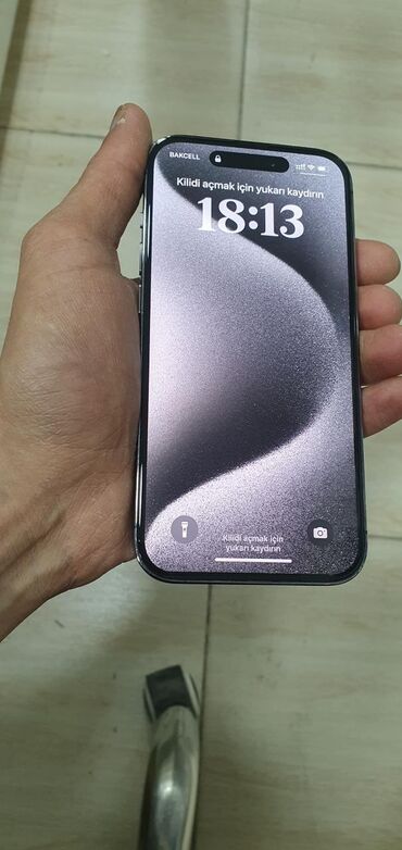 Apple iPhone: IPhone 14 Pro, 128 GB, Deep Purple, Zəmanət, Simsiz şarj, Face ID