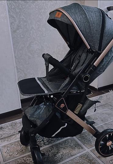 Коляски: Коляска прогулочная New Lux 6603, черный, бежевый, хаки — 4